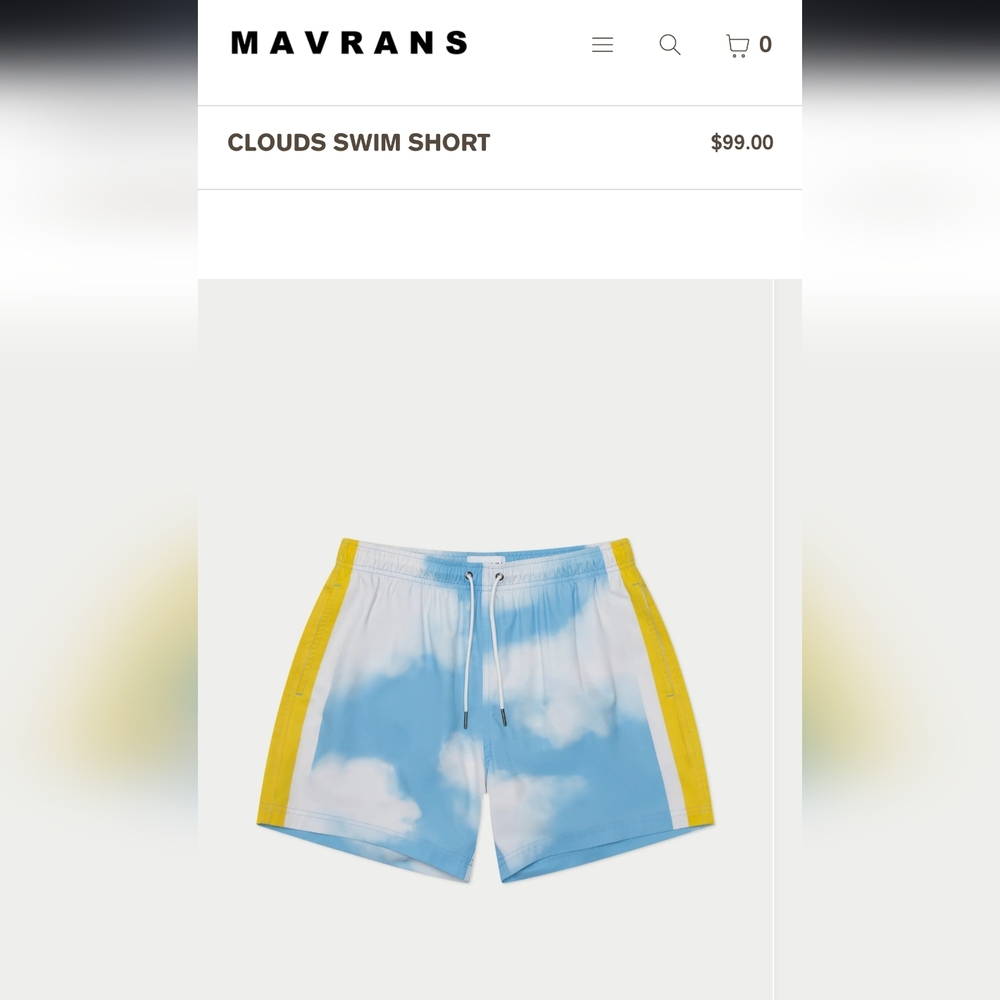 Marni Blue Cloud Print Shirt And Shorts Set - Picture 3 of 8